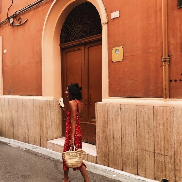 Realisation Par Juliet Dress in Rouge Fleur Sz S - Picture 5 of 8